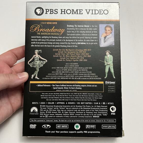 Broadway The American Musical B'Way PBS Home Video 3 DVD Box Set - Picture 15 of 16